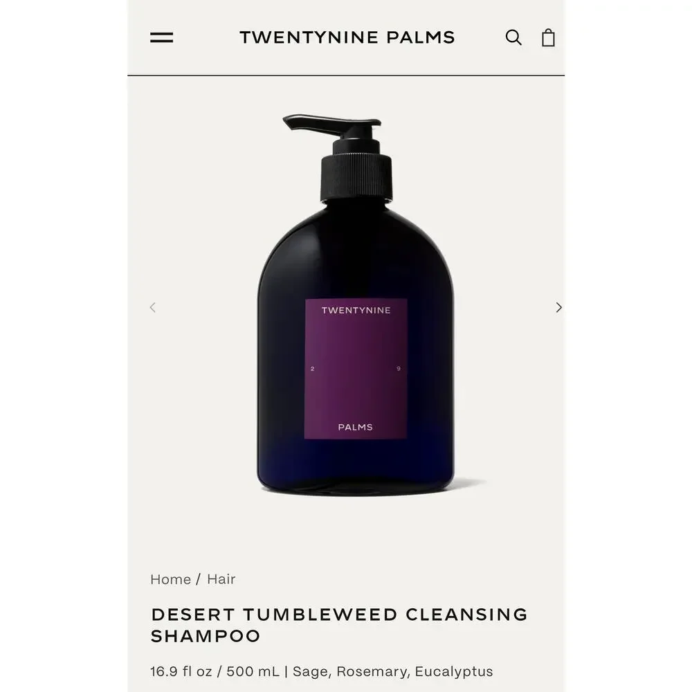 $54 New Twentynine Palms Desert Tumbleweed Shampoo